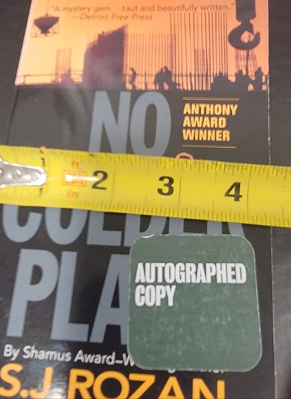 No colder Place by S.J. Rozan, Autographed Paperback - Picture 7 of 9